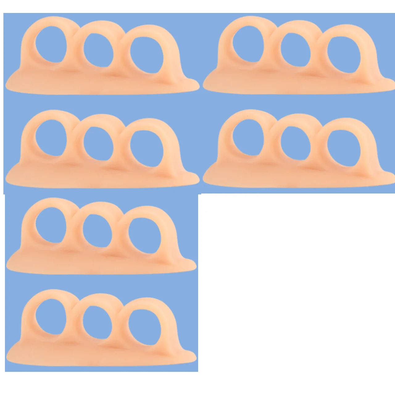 1-5Pairs Silicone Gel Thumb Corrector Bunion Foot Toe Hallux Valgus Protector Separator Finger Straightener Adjuster Foot Care